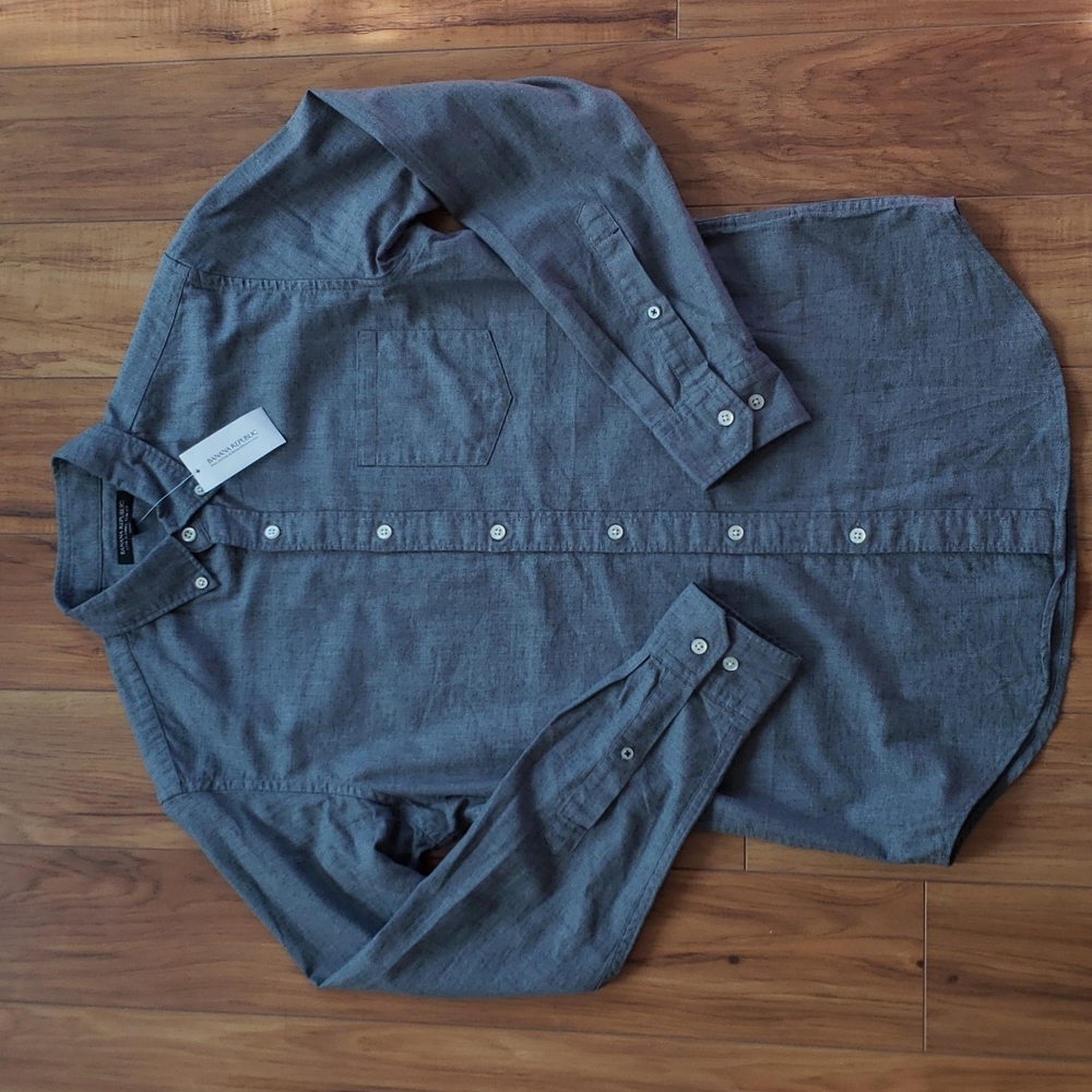 Banana Republic Luxe Flannel Button Down
